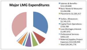 LMG Major expenses